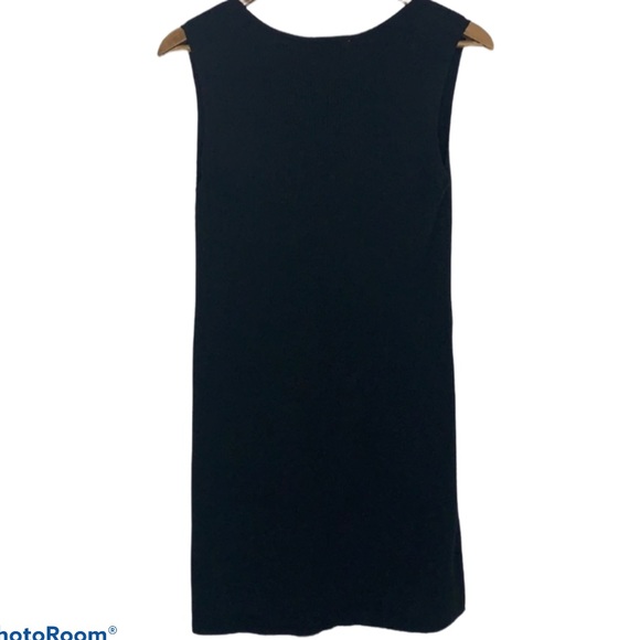 Ann Taylor Loft Soft Black Sweater Dress Sm - Picture 2 of 3